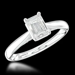 Solitaire 0.71ct D VS1 Diamond Platinum Ring