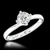 Solitaire 0.50ct E SI1 Diamond Platinum Ring