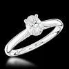 Solitaire 0.40ct E VS2 Diamond Platinum Ring