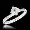 Solitaire 0.50ct E VS2 Diamond Platinum Ring