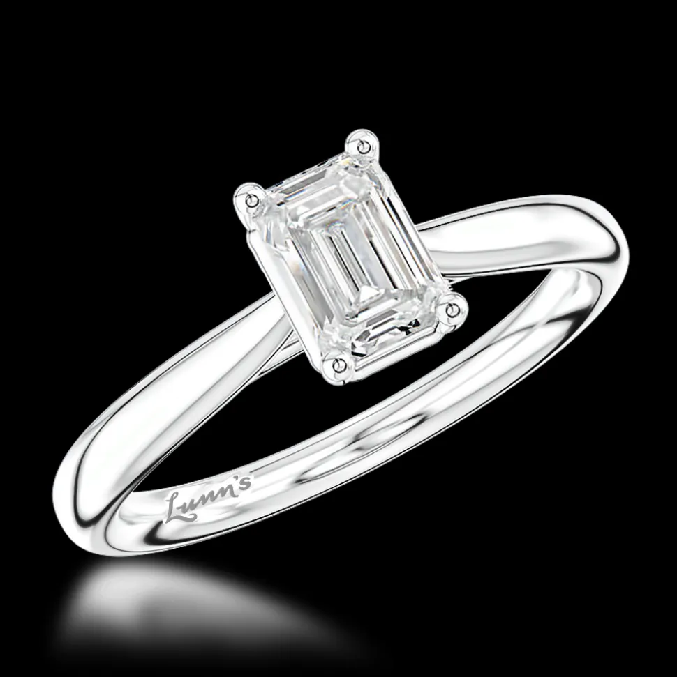 Solitaire 1.20ct F SI1 Diamond Platinum Ring
