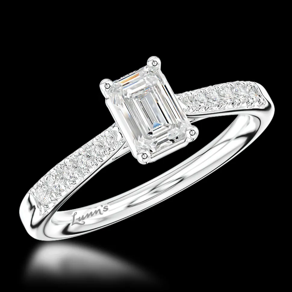 Solitaire 0.60ct F VS1 Diamond Platinum Ring