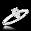 Solitaire 0.40ct F VS2 Diamond Platinum Ring