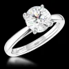 Solitaire 1.51ct G SI1 Diamond Platinum Ring