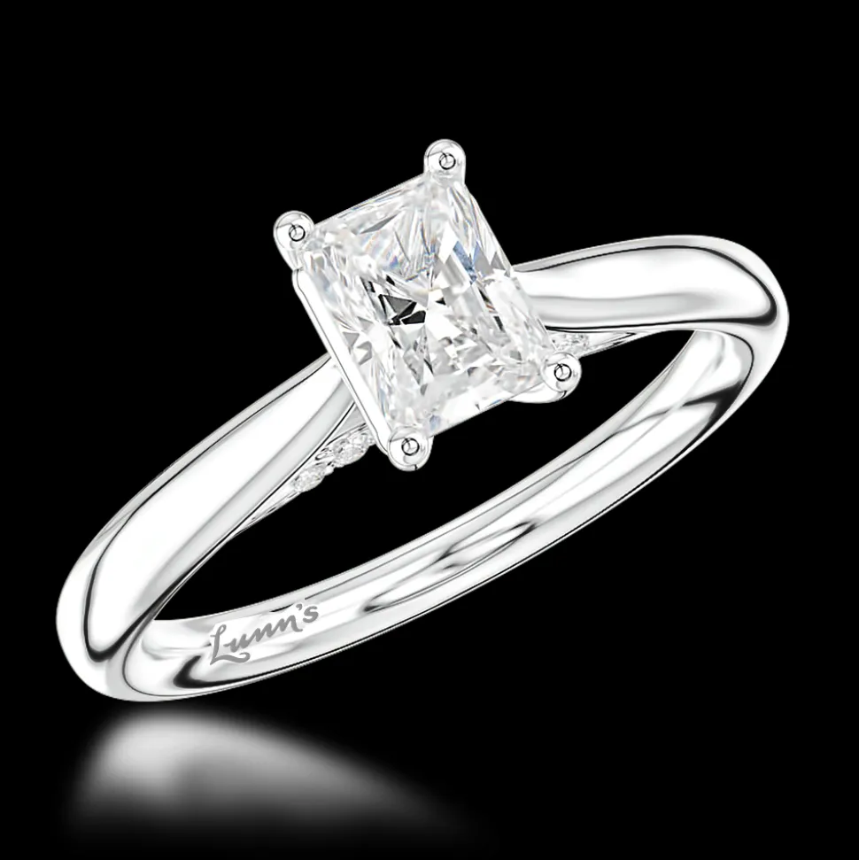 Solitaire 0.70ct G SI1 Diamond Platinum Ring