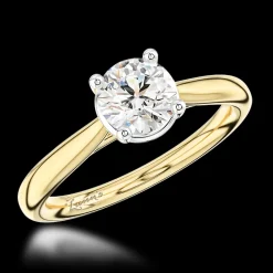 Solitaire 1.80ct G SI2 Diamond Yellow Gold/Platinum Ring