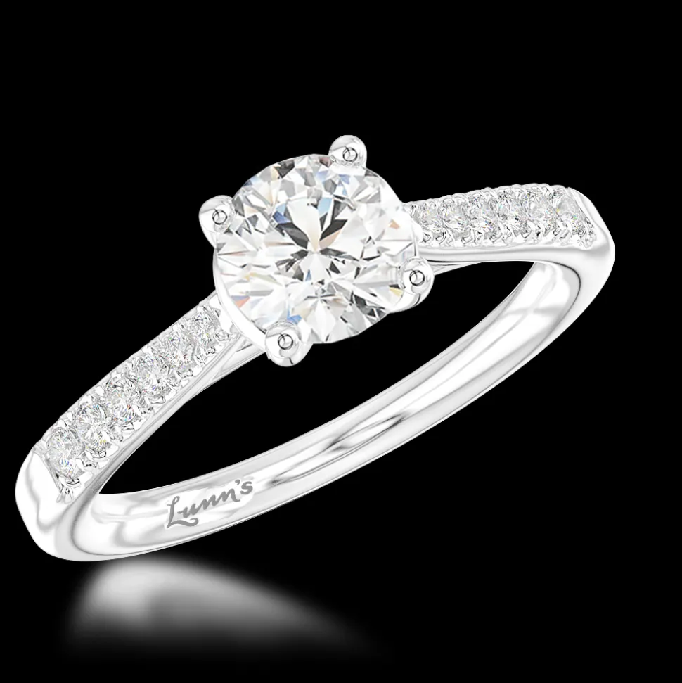 Solitaire 0.90ct G SI1 Diamond Platinum Ring