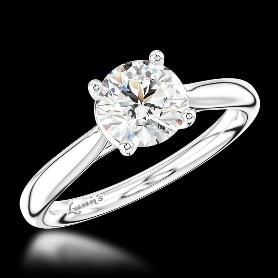 Solitaire 1.30ct G SI1 Diamond Platinum Ring