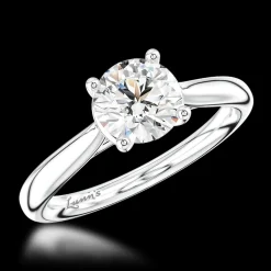 Solitaire 1.20ct G SI1 Diamond Platinum Ring