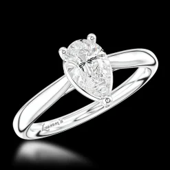 Solitaire 0.90ct G VS2 Diamond Platinum Ring