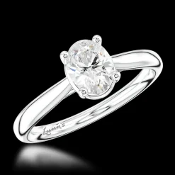 Solitaire 1.01ct G VS2 Diamond Platinum Ring