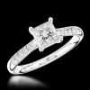 Solitaire 0.50ct G VS2 Diamond Platinum Ring