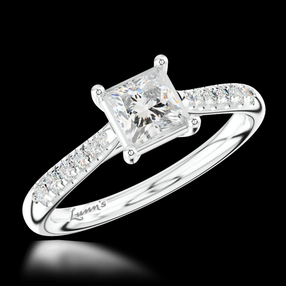 Solitaire 0.50ct G VS2 Diamond Platinum Ring
