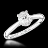 Solitaire 0.91ct G VS2 Diamond Platinum Ring
