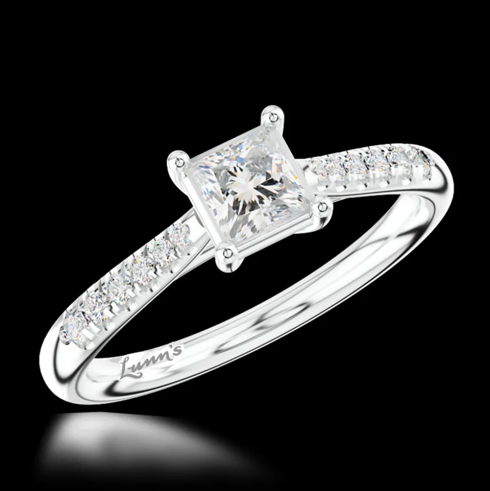 Solitaire 0.30ct G VS2 Diamond Platinum Ring