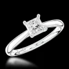 Solitaire 0.40ct G VS2 Diamond Platinum Ring
