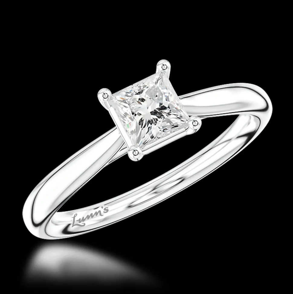 Solitaire 0.40ct G VS2 Diamond Platinum Ring