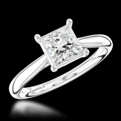 Solitaire 1.01ct G VS1 Diamond Platinum Ring