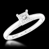 Solitaire 0.30ct G VS2 Diamond Platinum Ring